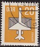 Germany 1982 Plane 20 Pfennig Naranja Scott C10